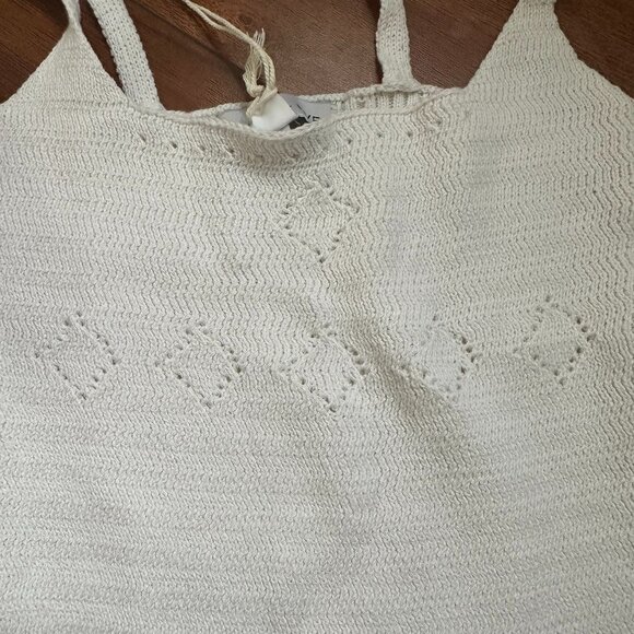 *NWT* Maurie + Eve crochet Jamila dress crisp white XS - Picture 5 of 7